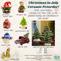 Christmas in July Ceramic Preorder 5.30-6.15