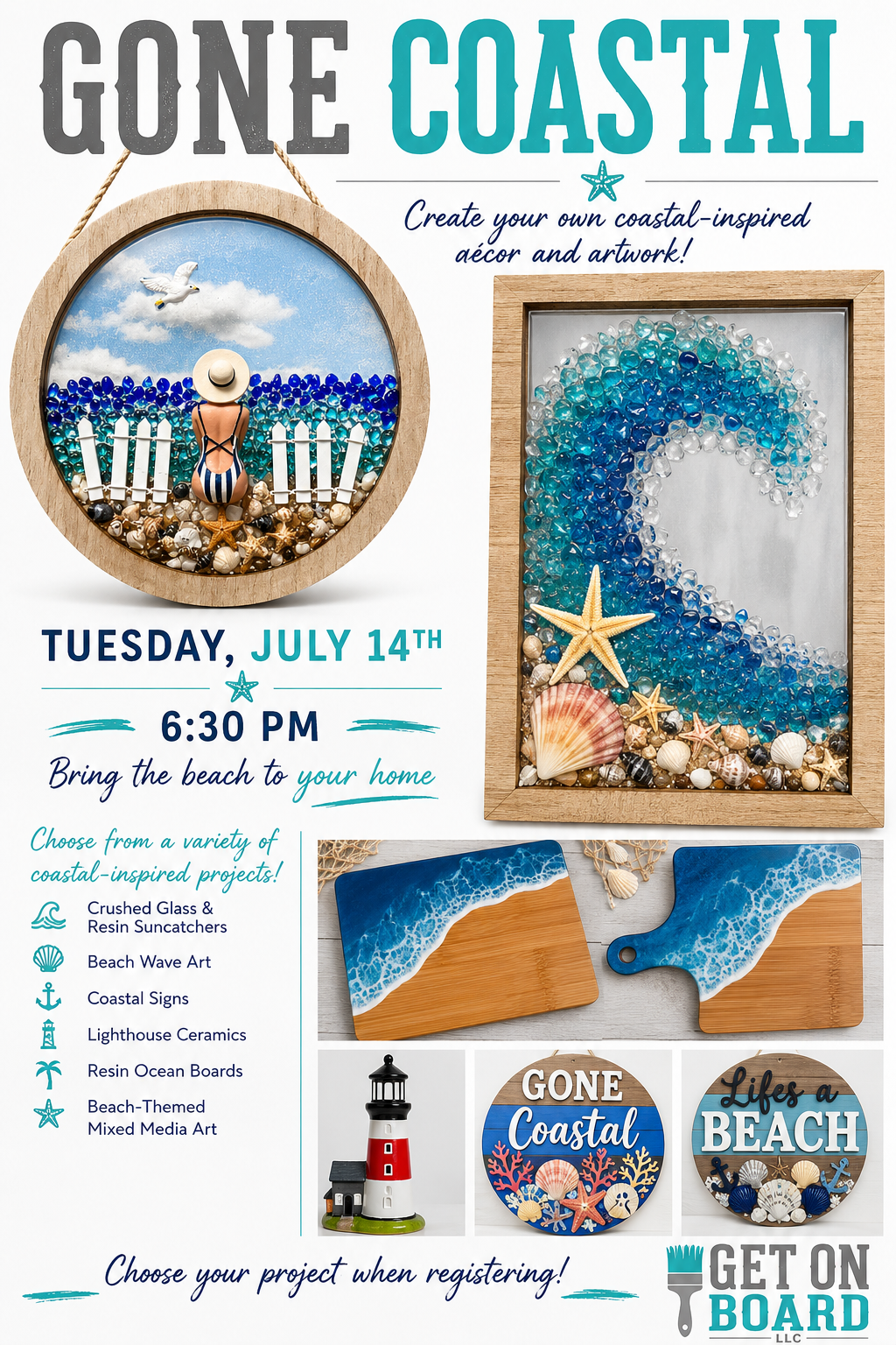 Gone Coastal Tues. 7/14 @ 6:30